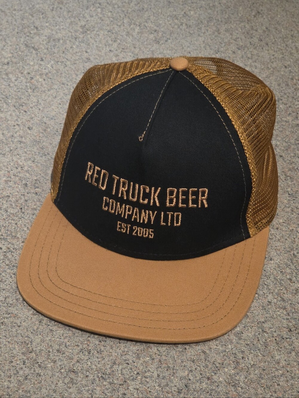 Red Truck Straight Brim Hat